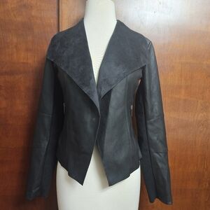 Bar III Faux Leather Jacket